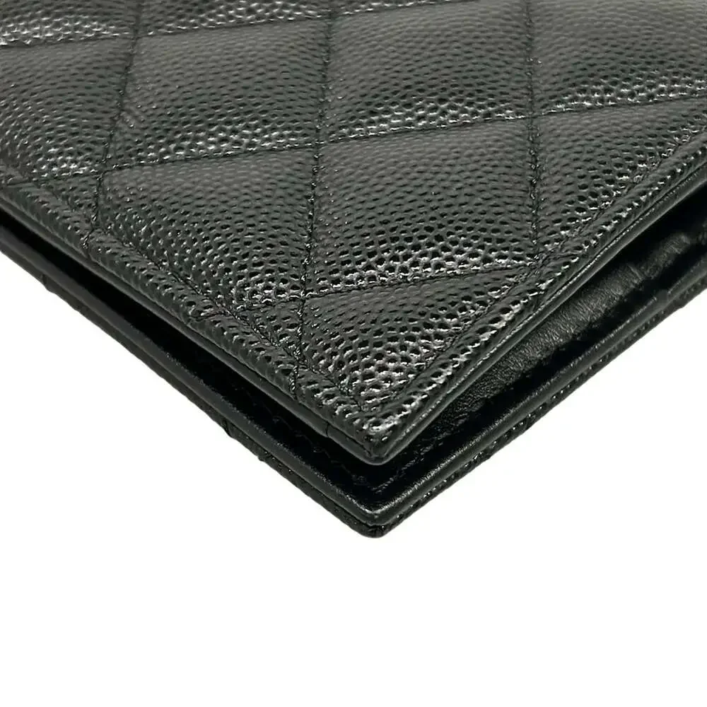 Chanel Matelasse Small Wallet Bifold Wallet AP40858 Black Gold